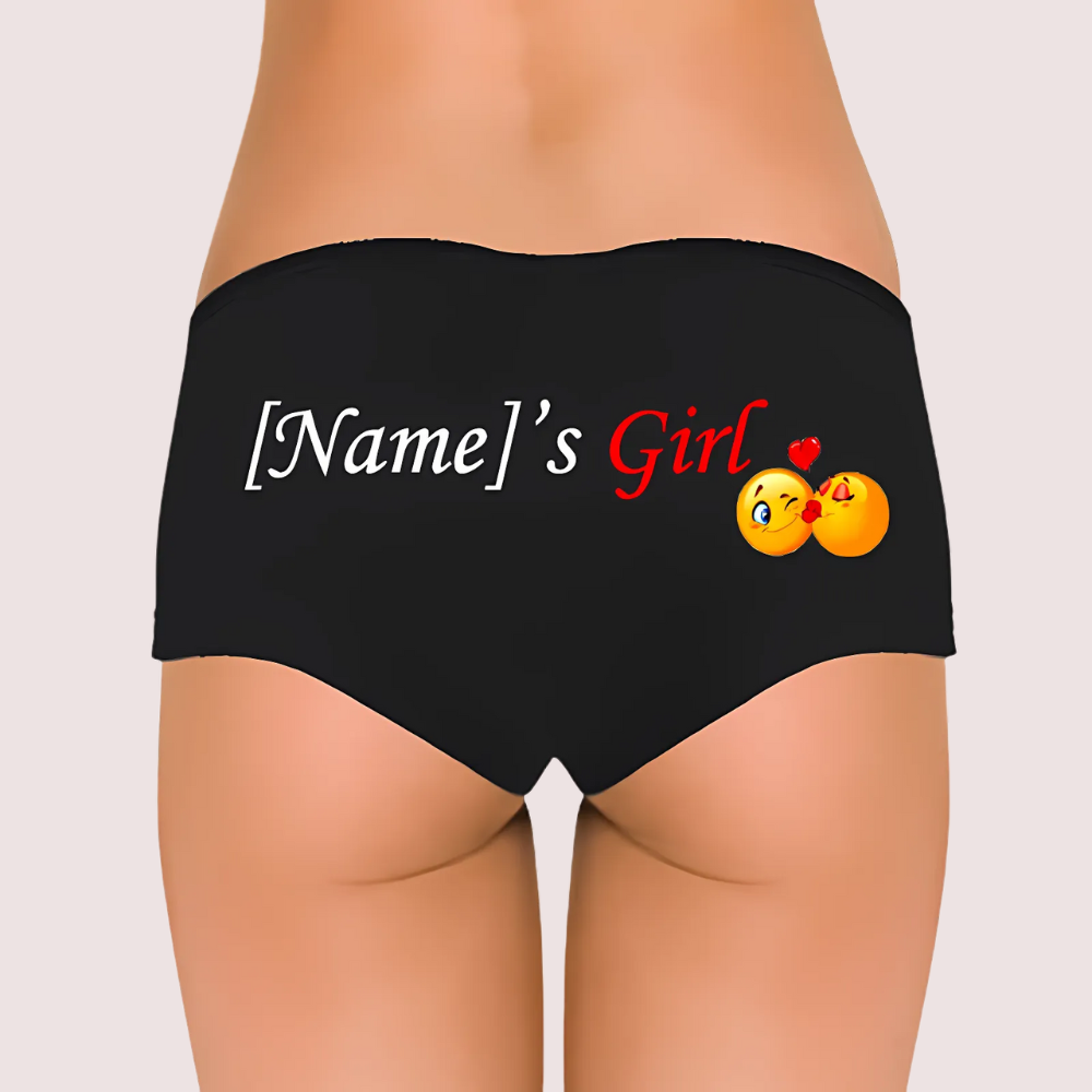 Personalized Named Cotton Stretch Boyshort - Your Name, Your Style