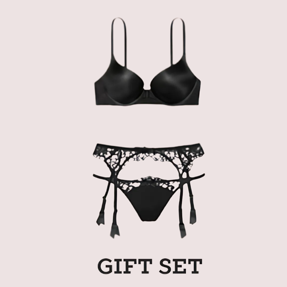 Heritage Value Pack Of Garter Belt & Bra Set