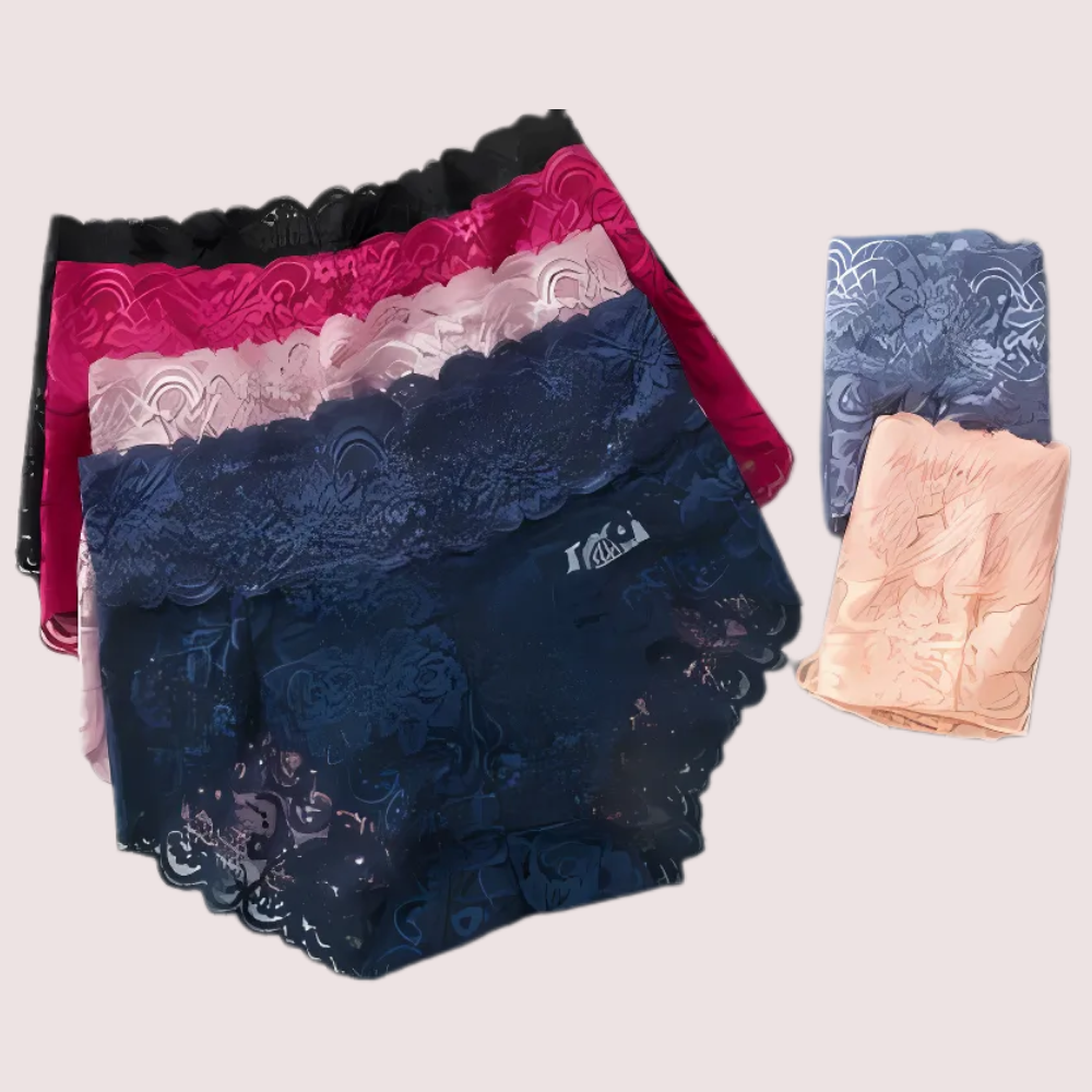 Women's Beautiful Lace Panties Pack (of 3)