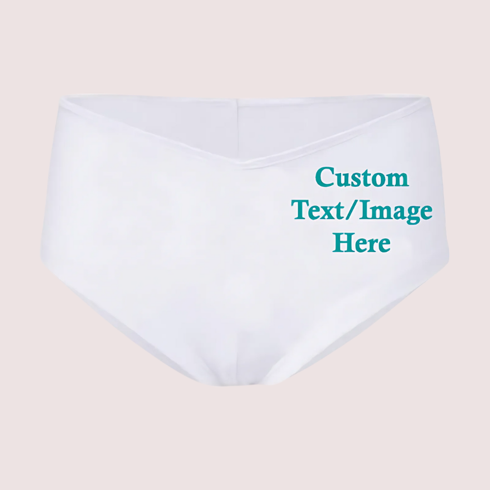 Custom Cheeky Cotton Boyshort - Playful Comfort, Personal Touch