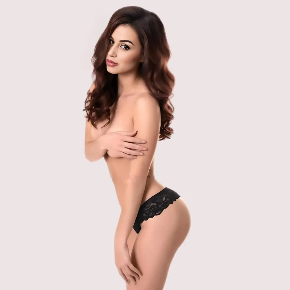 Lace Open Style Thong