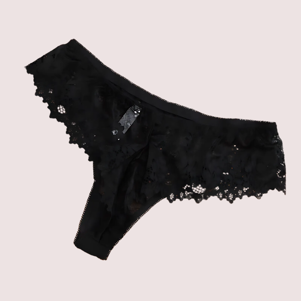 Pack (of 3) Women Floral Lace Thong Underwear