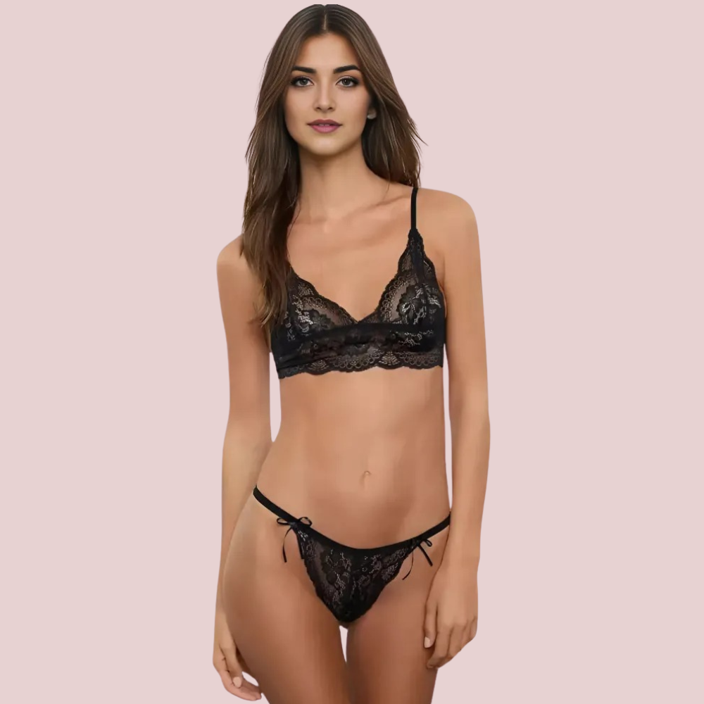 “Moonlight Muse Bralette & Brazilian”