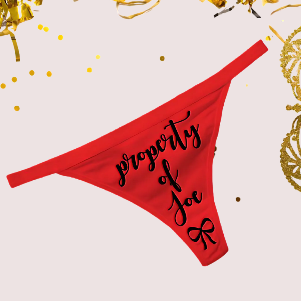 Custom Print G-String - Bold Style, Personal Expression