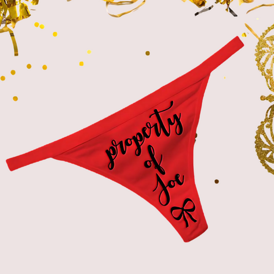 Custom Print G-String - Bold Style, Personal Expression