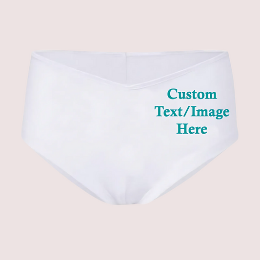 Custom Cheeky Cotton Boyshort - Playful Comfort, Personal Touch