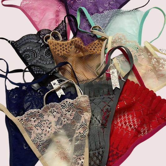 6-Pack Rainbow Thong Collection - Surprise Color Mix